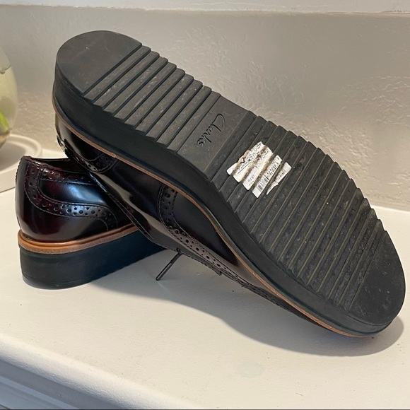 Clark Paten Leather Lace Up Loafer Size US 7 - Picture 5 of 5